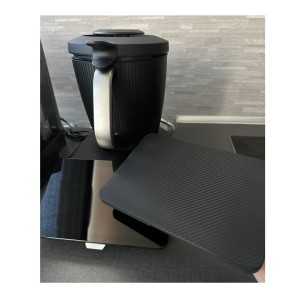 Couvercle Style Carbone Protecteur d’Écran pour Thermomix TM7