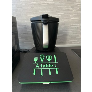 Couvercle de Protection d’Écran décor "Couverts" pour Thermomix TM7