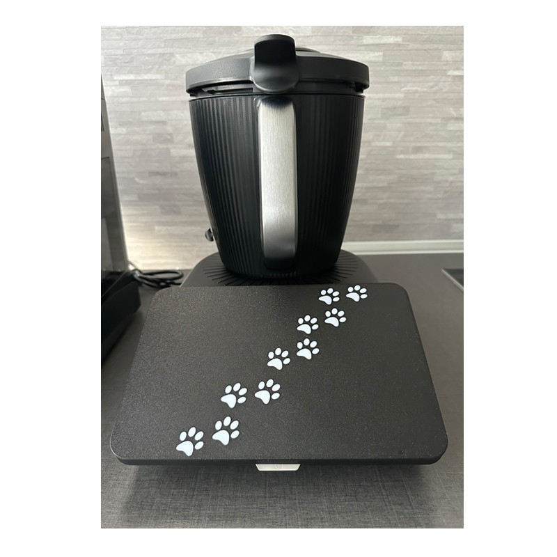 Couvercle de Protection d’Écran Thermomix TM7 – Décor Pattes de Chat
