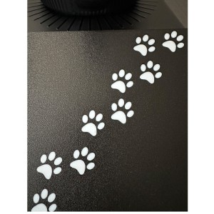 Couvercle de Protection d’Écran Thermomix TM7 – Décor Pattes de Chat