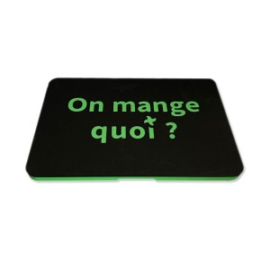 Couvercle “On mange quoi ?” de Protection d’Écran Thermomix TM7