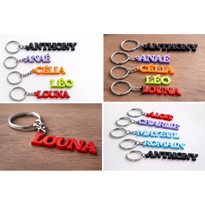 Porte Clé à votre prénom