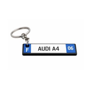Porte-clés plaque d’immatriculation personnalisé – Impression 3D