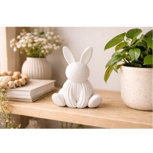 Lapin décoratif assis – Impression 3D