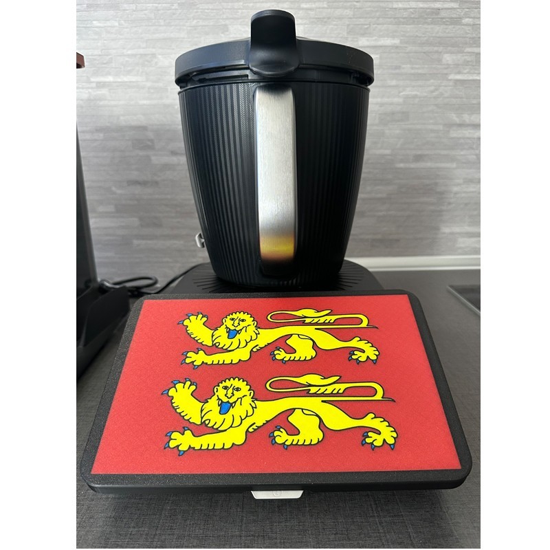 Couvercle Cache Écran Thermomix TM7 – Protection Premium Drapeau Normandie