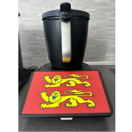 Couvercle Cache Écran Thermomix TM7 – Protection Premium Drapeau Normandie