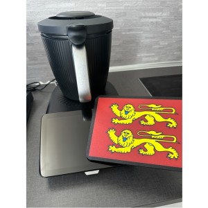 Couvercle Cache Écran Thermomix TM7 – Protection Premium Drapeau Normandie