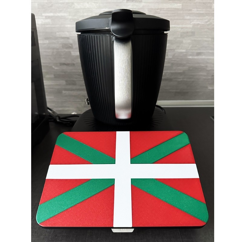 Couvercle protecteur écran TM7 – Drapeau Basque | Protection & Personnalisation Thermomix
