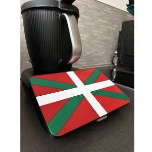 Couvercle protecteur écran TM7 – Drapeau Basque | Protection & Personnalisation Thermomix