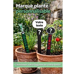 Marques plantes 3D personnalisées pour vos plantations
