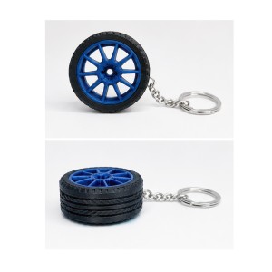 Porte-clé Jante + Pneu – Impression 3D