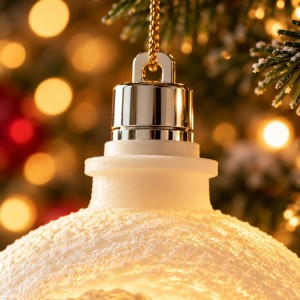 Boule de Noël Photo Personnalisée – Lithophanie 3D LED
