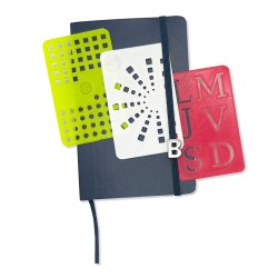 Lot de 3 Pochoirs pour Suivi d'Habitudes