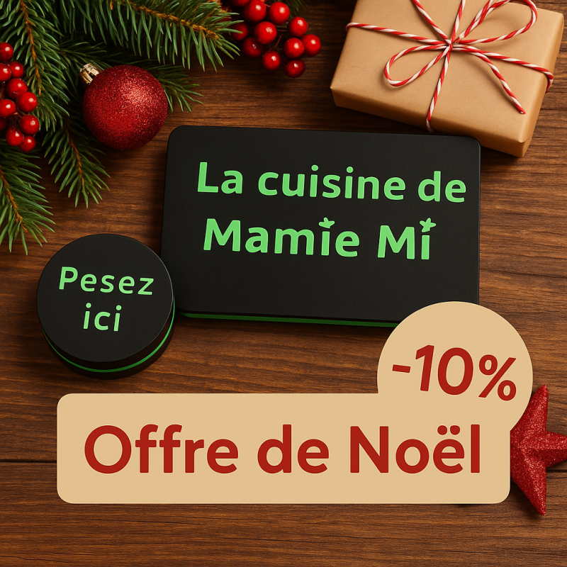 OFFRE DE NOËL – Couvercle Protecteur d’Écran + Support de Pesée pour Thermomix TM7 (Personnalisable) OFFRE DE NOËL – Couvercle Protecteur d’Écran + Support de Pesée pour Thermomix TM7 (Personnalisable)