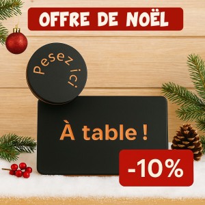 OFFRE DE NOËL – Couvercle Protecteur d’Écran + Support de Pesée pour Thermomix TM7 (Personnalisable)